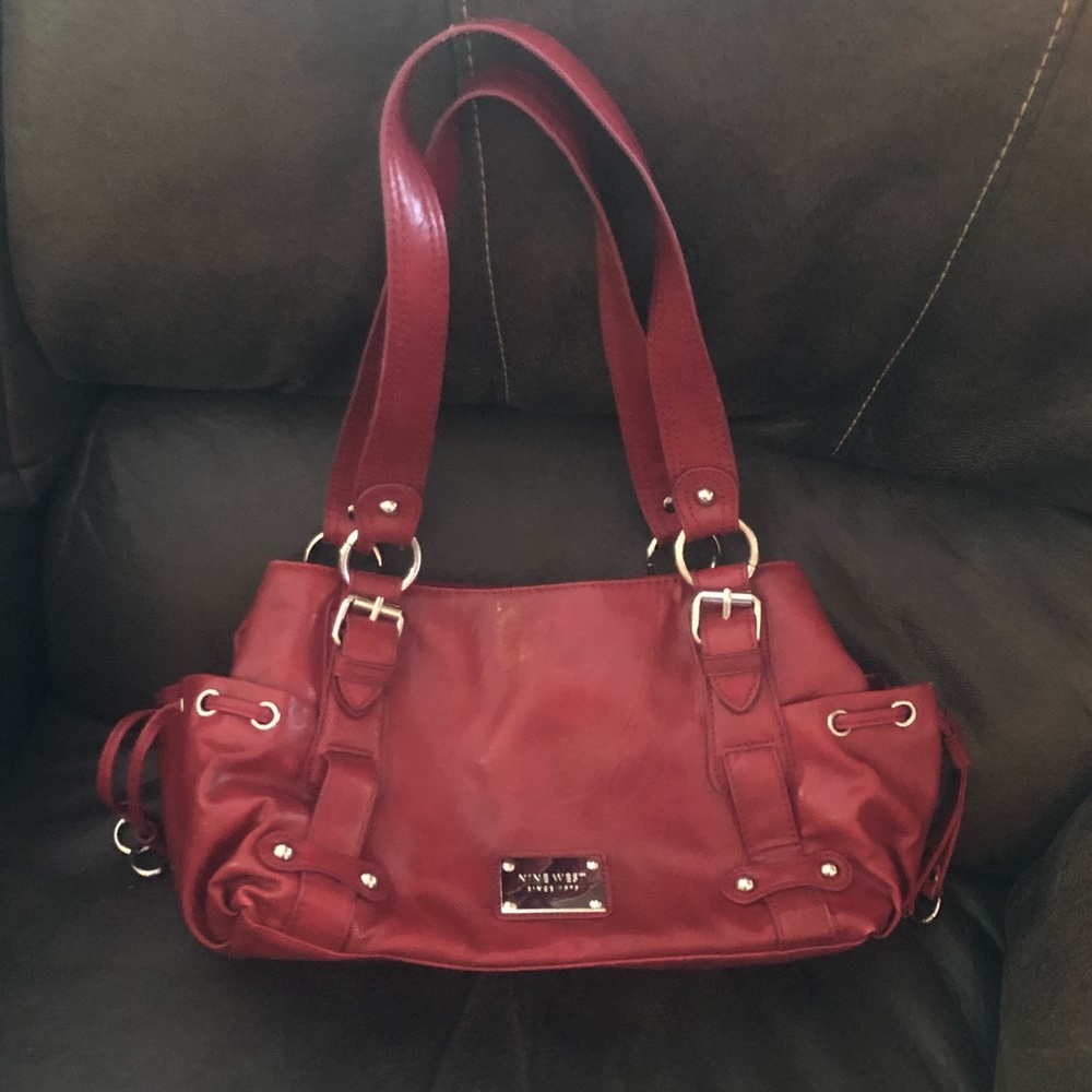 Deep Red Nine West Purse